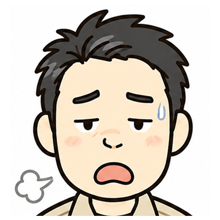 呆然とする佐藤ソウイチさん